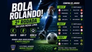 Segunda rodada da Liga Nova Lima começa neste sábado com jogos do Sub-15, Sub-17 e Série B