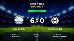 Alto do Gaia 6 x 0 Academico E.C