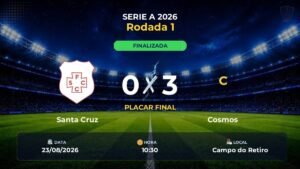Santa Cruz 0 x 3 Cosmos