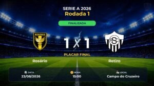 Rosário 1 x 1 Retiro