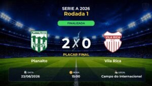 Planalto 2 x 0 Vila Rica