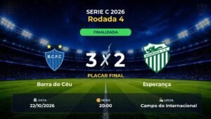 Barra do Céu 3 x 2 Esperança