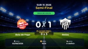 Bola de Fogo 0 x 1 Retiro