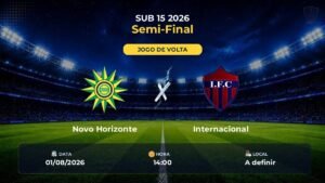 Novo Horizonte x Internacional
