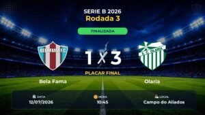 Bela Fama 1 x 3 Olaria