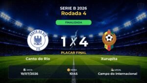 Canto do Rio 1 x 4 Xurupita