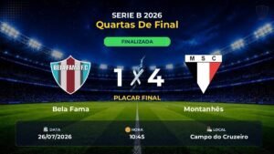 Bela Fama 1 x 4 Montanhês
