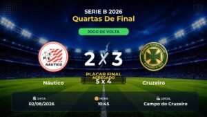 Náutico 2 x 3 Cruzeiro