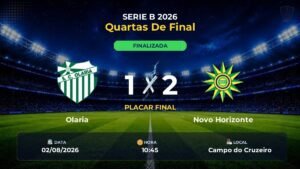 Olaria 1 x 2 Novo Horizonte