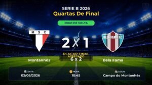 Montanhês 2 x 1 Bela Fama